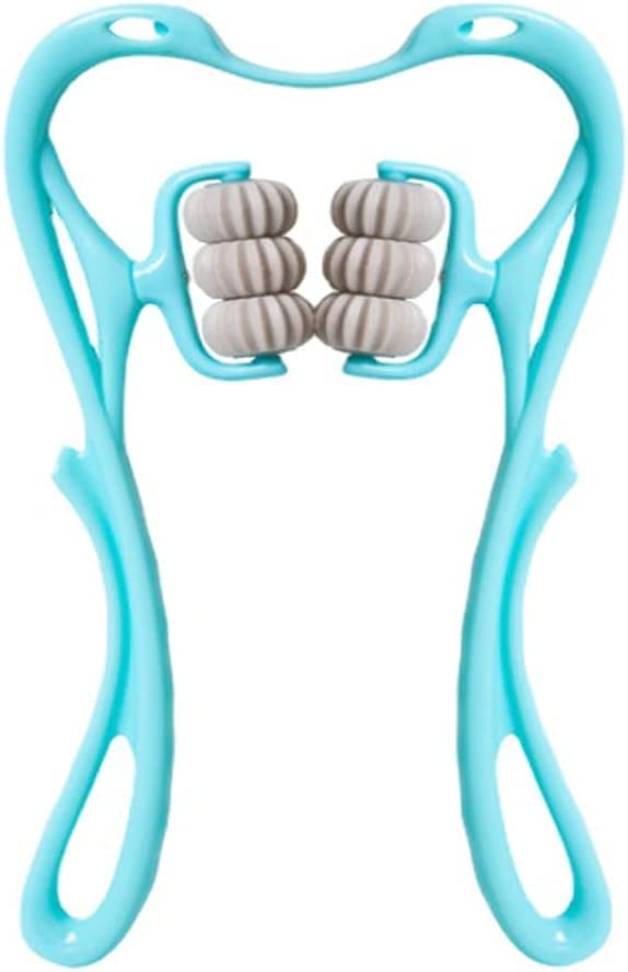 Photo 1 of Cn  Cervical Spine Massager Clip Neck Massage Artifact six-Wheel Neck kneading Massager