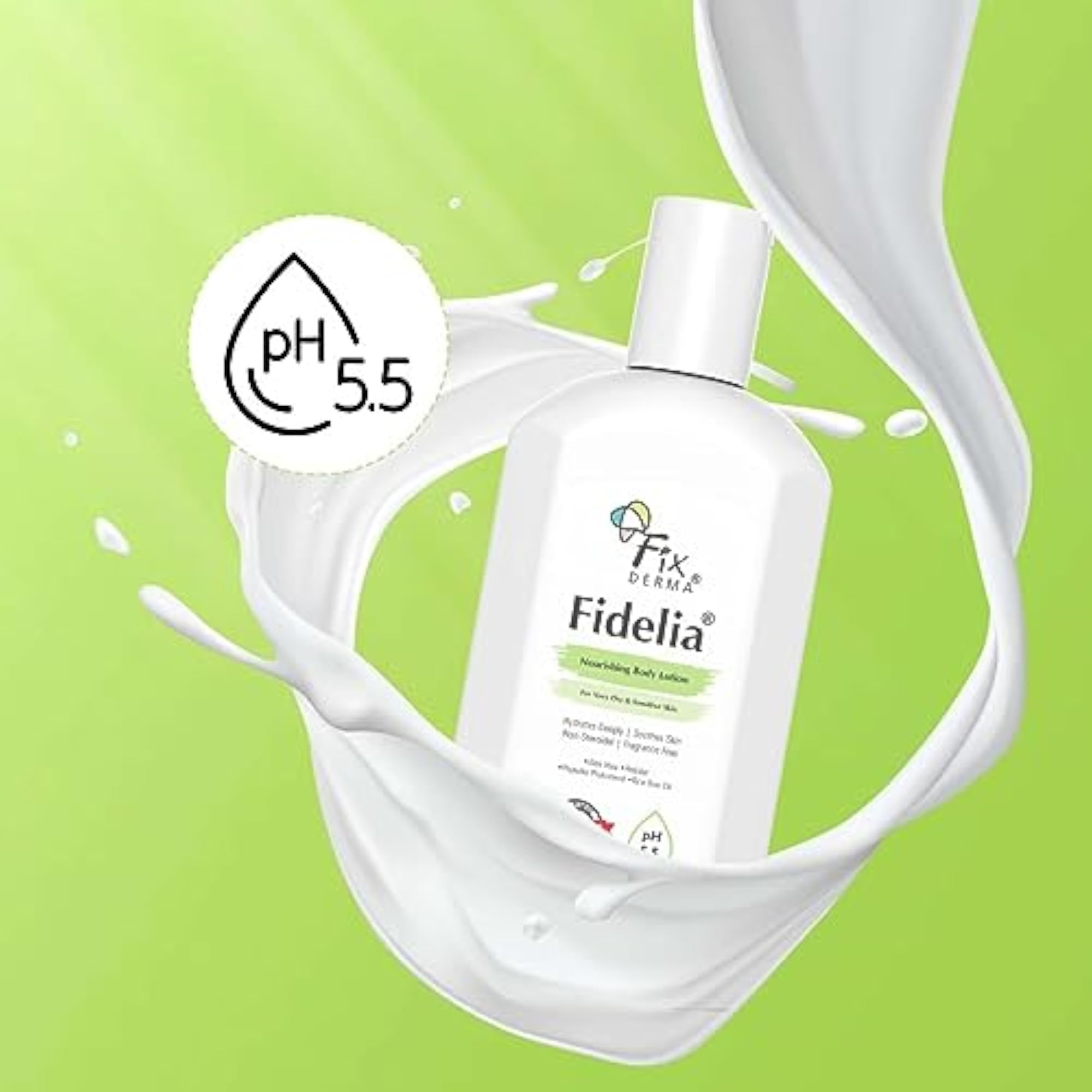 Fidelia Nourishing Body Lotion, Moisturizer for Face & Body, 500g