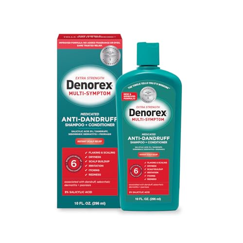 Denorex Extra Strength Multi-Symptom Anti Dandruff Shampoo & Conditioner Treatment, 3% Salicylic...