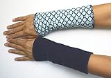  Wendestulpen Armstulpen Handstulpen Stulpen Pulswärmer blau