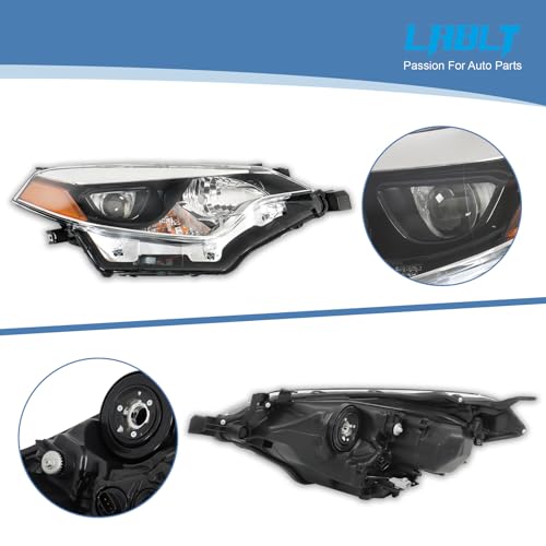 Image of LABLT Halogen Headlight Left and Right Side Assembly Replacement for 2014 2015 2016 Corolla Headlight Pair Driver and Passenger Headlamps