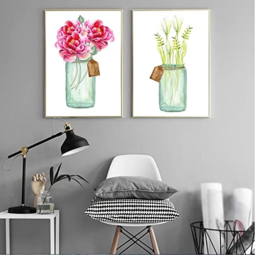Peintures décoratives européennes de fleurs solution idéale pour habiller un grand mur vide