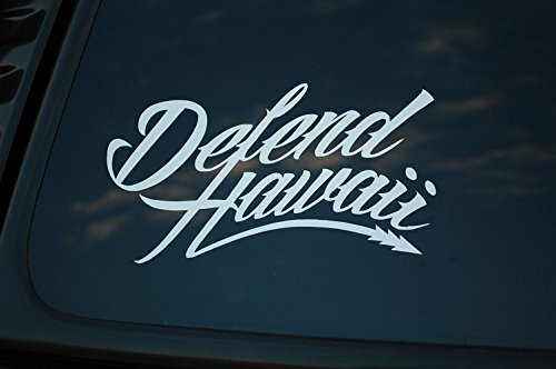 Hawaiian Islands Sticker Vinyl Die Cut Decal Defend HAWAII Aloha Choose Size/Color Surf JDM V292 (11