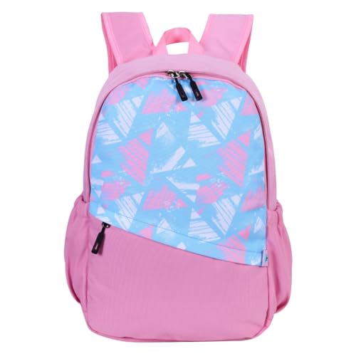 Image of Reelay mee 28 L Polyester, Waterproof, Light Weight, Fascinating Backpack - 8340 (Pink Blue)