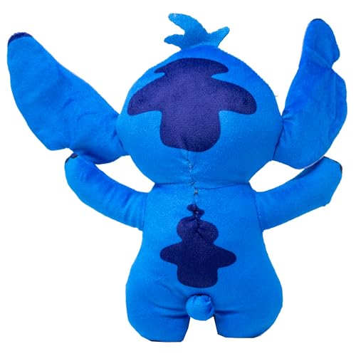 Buckle-Down Disney Dog Toy, Lilo and Stitch Stitch Braços para cima, corpo inteiro, pose em pé, brin