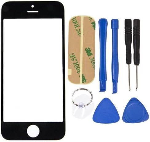 ReNext Replacement LCD Front Screen Glass Lens Tools for Apple iPhone 5C Black
