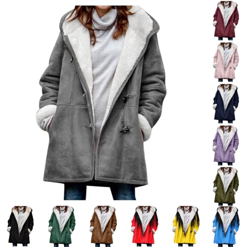Winter Coats for Women 2025 Warm Plus Size Fleece Lined