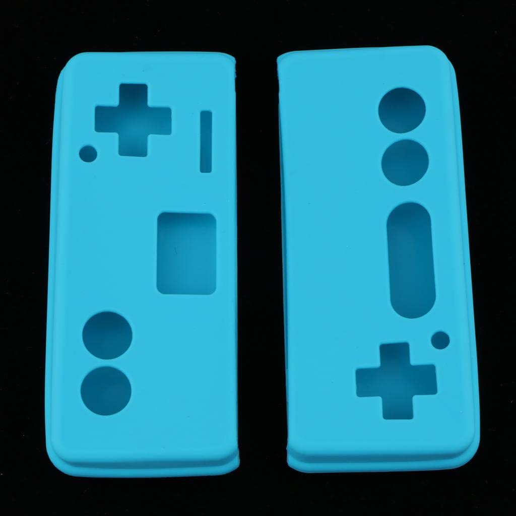 MERISHOPP® Silicone Case Protective Cover For Nin. Tendo Switch Fc/Nes Controller Blue [video game]|Video Games & Consoles|Video Game Accessories|Controllers & Attachments