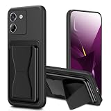 対応 Xiaomi POCO M7 Pro 5G ケース カード収納 スタンド付き シャオミ ポコm7プロ 5g スマホケース 耐衝撃 指紋防止 バンド付き スタンド機能 滑り止め 黑