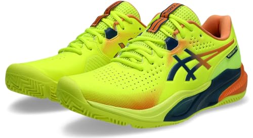 Asics 1041A550-750 Gel-Challenger 15 Limited Edition Padel Tennis Shoes for Men Size 43.5 EU 750 Safety Yellow/Twilight Blue