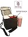 BevBag Insulated Beverage Carrier Extra Tall. (Black). Model #4R Cubed, with Addition of Outer Pouch. Great for Uber Eats, DoorDash, GrubHub. BevTray Sold Separately. Cups not Included.