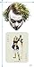 Popfunk The Dark Knight Heath Ledger Dark Joker T Shirts & Stickers (Small) Black