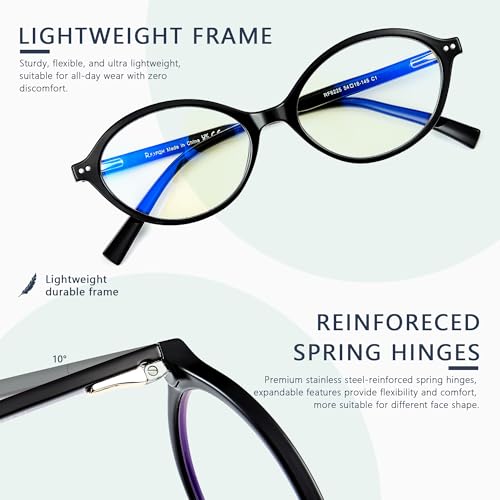 Image of Blue Light Blocking Glasses for Women Men, Square Thick Frame Anti Eyestrain & UV Glare JF6218