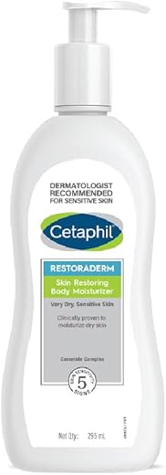 Cetaphil Restoraderm Body Moisturizer, Shea Butter, 295 ml