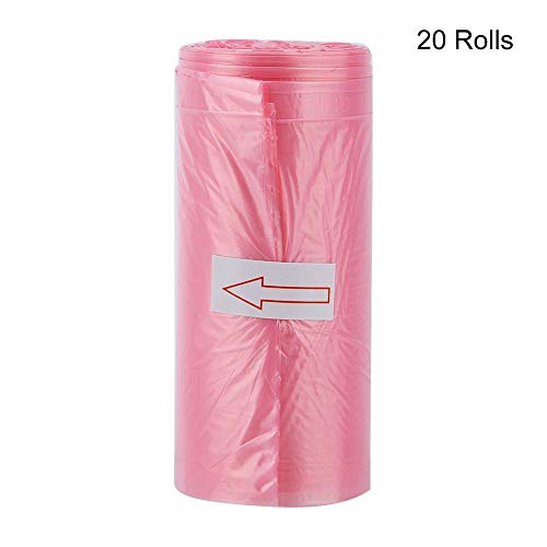 Zwindy 20 Rolls Baby Disposal Diaper Bag, Nappy Sacks Disposable Waste Bags for Diaper Garbage Storage, Biodegradable Baby Nappy Bag, Pets Poop Waste Pick Up Bag for Travel, Camping, Outdoor(300 Bags)