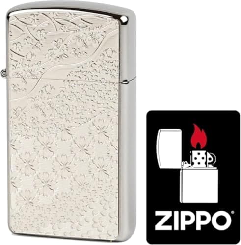 Encendedor Zippo de aceite metálico patrón japonés miniatura 2