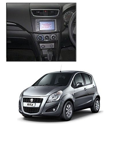 Image of Audio Wheels Car Android Frame ABS300 Plastic Material 9 inch with Wiring Suitable for Base Model for Maruti Ritz