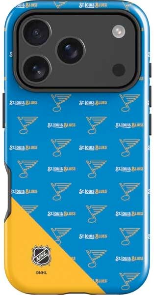 Skinit Impact Phone Case Compatible with iPhone 17 Pro Max - Officially Licensed NHL St. Louis Blues Camo Design