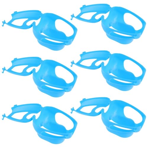 jojofuny Support pour Pigeons en PP 6pcs pour Injection Rapide et Administration Pratique de Remède Lors de L'observation et L'appréciation