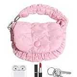 Genérico Bolso Mini,Clutch Pequeño y Lindo para Muñeca - Bolso Acolchado De Tamaño Mini | Para Noche, Trabajo, Viaje, Citas, Desplazamientos y Actividades Al Aire Libre