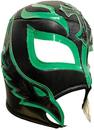 Rey Mysterio Adult Lucha Libre Wrestling Mask (pro-fit) Costume Wear - Black/Green