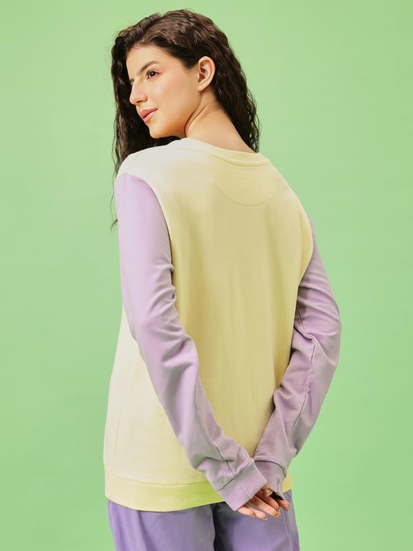 Image of Clovia Women's Terry Cotton Winterwear Sweatshirt