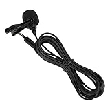 Annadue Micrófono de Solapa 2PCS, Micrófono con Clip de Collar 3.5mm, Reduce el Ruido y Mejora la Calidad del Sonido, para Grabación Entrevista/Videoconferencia/Podcast/Dicción de Voz/Phone
