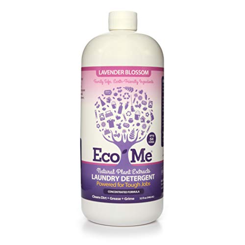 Eco Me Natural Non-Toxic Concentrated Liquid Laundry Detergent, Healthy Lavender Blossom Scent, 32 Ounce #1