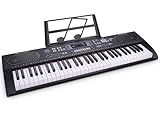 WOSTOO Piano Keyboard 61-Key Digital Electric Music- Portable Electronic Keyboard for Beginners Kids...