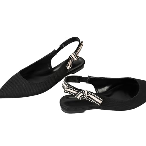 CYNLLIO Ballet Flats for Women Pointed Toe Mary Janes Flats Pointed Toe Slingback Ballerina Flats Comfy Casual Work Office Party Dress Shoes for Women Dressy3