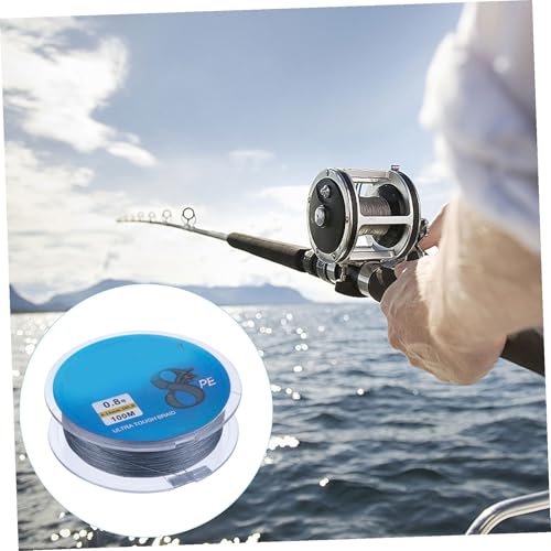 Línea de pesca trenzada de 8 hebras 100m Nylon para pesca en hielo y surf miniatura 6