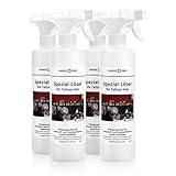 HANSE PRO Spezial-Löser für Tattoo-Inks, 4 x 500 ml I Reinigungsmittel...