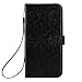 Produktbild RanTuo Handyhülle für Sharp Aquos Sense 8 Hülle, mit Kartenfach, Standfunktion, Leder Tasche Flip Case Schutzhülle für Sharp Aquos Sense 8.(Schwarz)