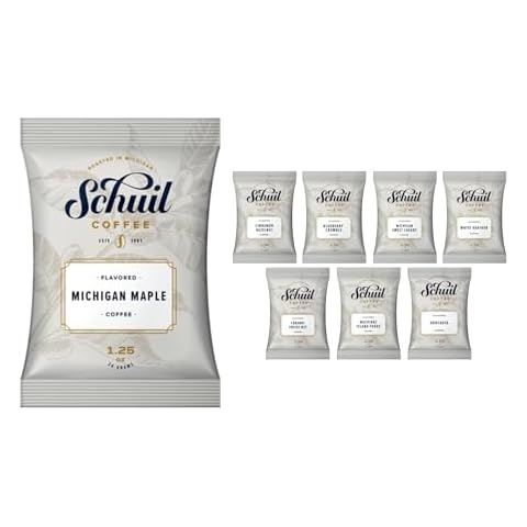 Schuil Coffee, Gourmet Coffee Gift Sampler Pack, 8-1.25 Ounce Packets - Gift For Coffee Lovers - Each Pack Makes 4-8 Cups Cover