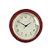 Produktbild Jones Clocks® Ketchup-Wanduhr, Retro-Design, perfekt für die Küche, Heimbüro, Schlafzimmer 25cm (Mattes Rot)