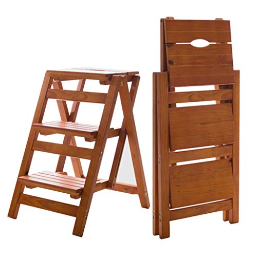 Escabeau pliant portable 2 en 1 et escalier de bibliothèque - 2