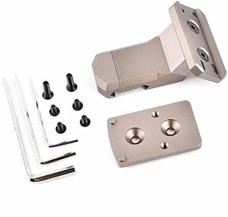 45 Degree Offset Mount for T1 T2 H1 H2 M5 and RMR Style Dot Sights