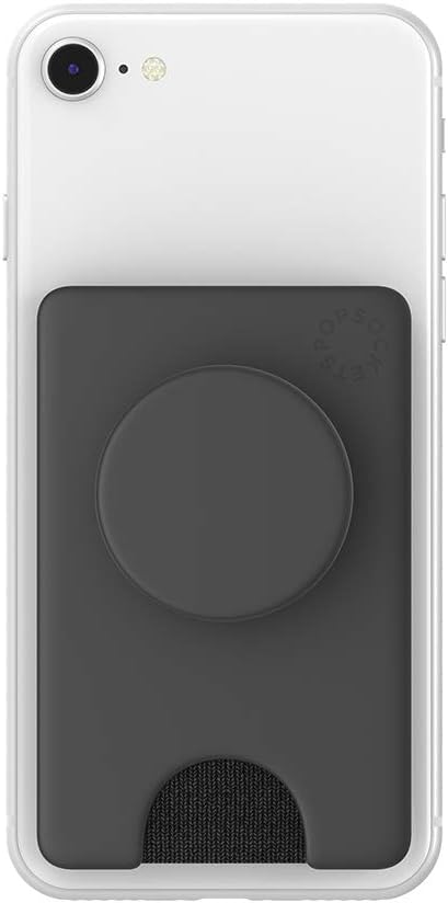 PopSockets Phone Wallet, Phone Card Holder - Black