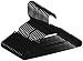 ZOYER Premium Plastic Hangers (20 Pack)- Durable & Strong Standard Hangers for Clothes - Black