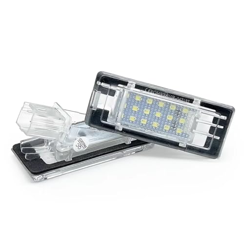 Luz de matrícula de coche con iluminación nitida para Captur MK1 3