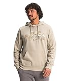 THE NORTH FACE Men's Half Dome Pullover Hoodie (Standard and Big Size), Flax/Kelp Tan Brushwood Camo Print, Small