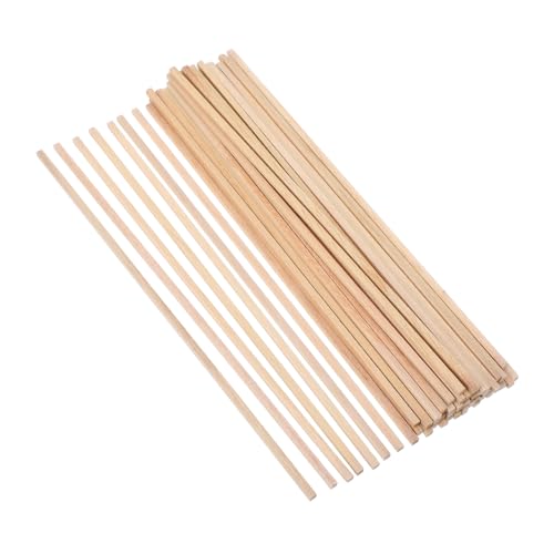 Veemoon 50Pcs Wooden Rods for Oxygen Combustion Experiment Small Chemical Laboratory Wood Sticks for Educational Purposes for Science Projects and Teaching Activities