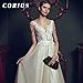 CORIOS Evening Clutch Bag for Women Vintage Beaded Sequin Handbag Bridal Wedding Purse Fashion Floral Shoulder Bag - 1920s Accessories Glitter Crossbody Bag for Banquet Party Cocktail Prom Black