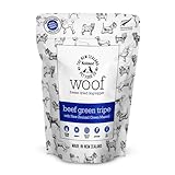 The New Zealand Natural Pet Food Co. WOOF Freeze Dried Dog Topper – Beef Green Tripe, High Protein, Digestive Support, Topper or Treat – 6.3 oz