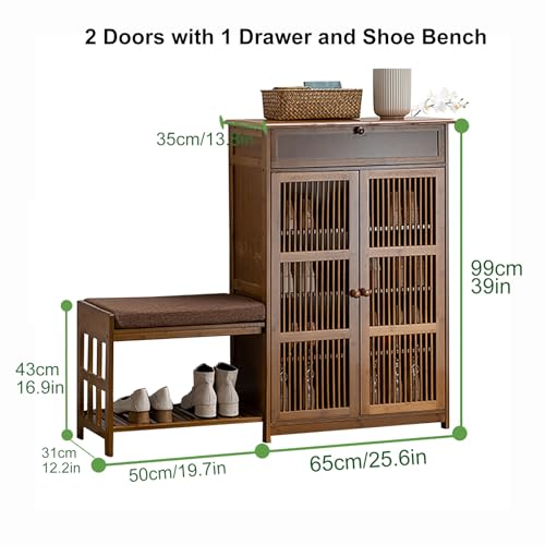 Design durable et peu encombrant pour meuble chaussures d'entrée