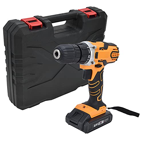 CHENQIAN Lithium-Bohrmaschine - Lithium-Bohrmaschine Elektro-Schraubendreher Schlagbohrmaschine Akku-Elektrowerkzeug-Set… – Bild 5