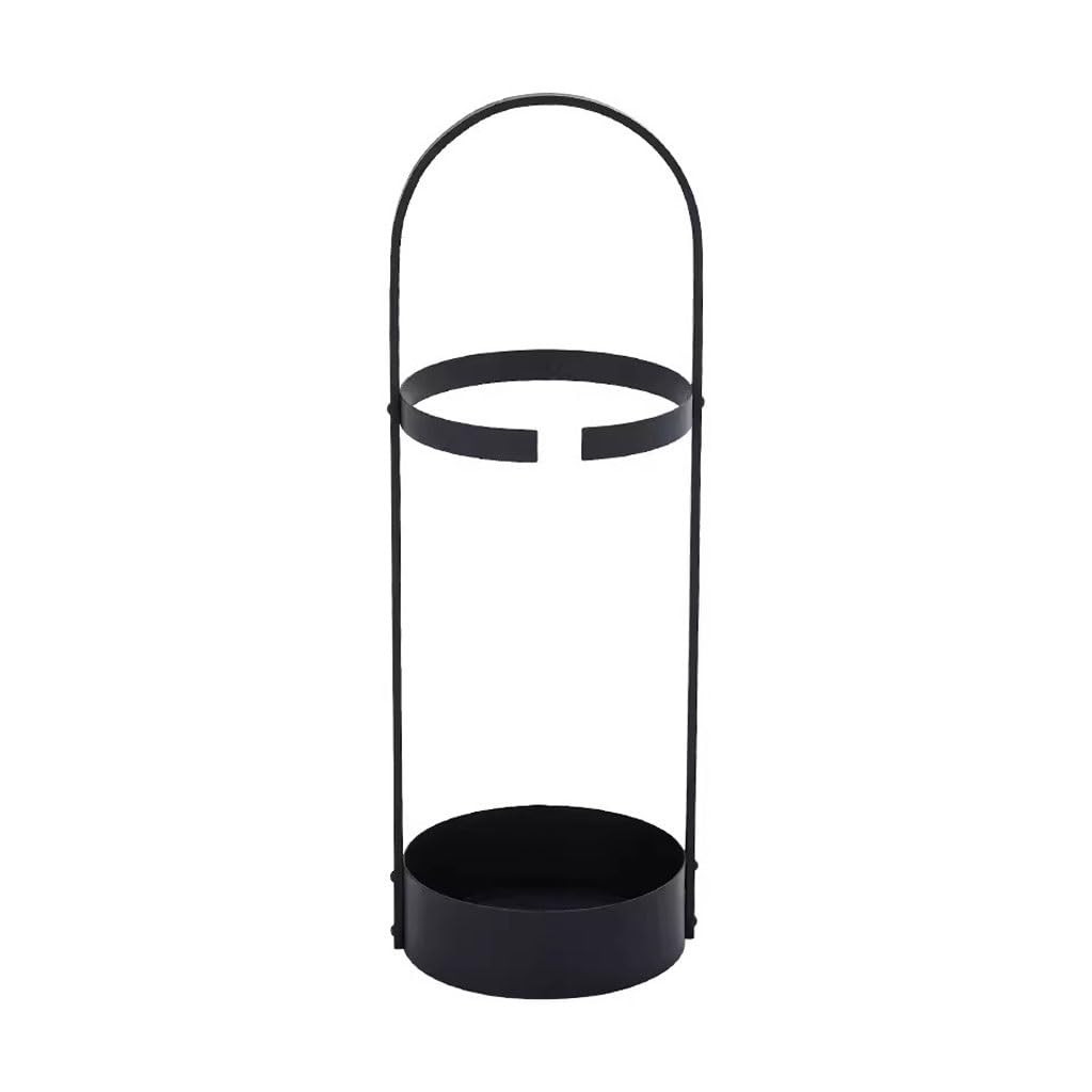 Porte-parapluie sur pied Slish le seau de rangement compact pour petites entrées encombrées