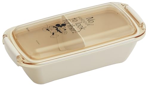 スケーター(Skater) 弁当箱 バイオマス 洗いやすい ランチボックス 530ml ふんわり盛れる ドーム型フタ 食洗機対応 レンジ対応 日本製 ディズニー ミッキーマウス PTLB6B-A