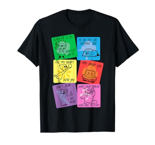 T-shirt Inside Out Disney Pixar idéal pour un look de couple décontracté le 14 février
