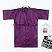 Girls Satin Silk Bath𝐫𝐨𝐛𝐞 Toddler 𝐒𝐥𝐞𝐞𝐩wear Kids Solid Fashion Casual Clothes Outfit (Purple, 4-5 Years)